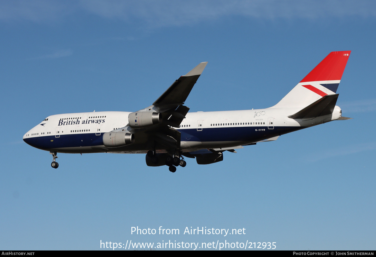 Aircraft Photo of G-CIVB | Boeing 747-436 | British Airways | AirHistory.net #212935
