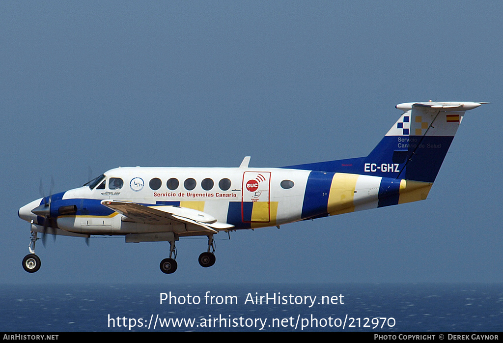 Aircraft Photo of EC-GHZ | Beech 200 Super King Air | TAS - Transportes Aéreos del Sur | AirHistory.net #212970