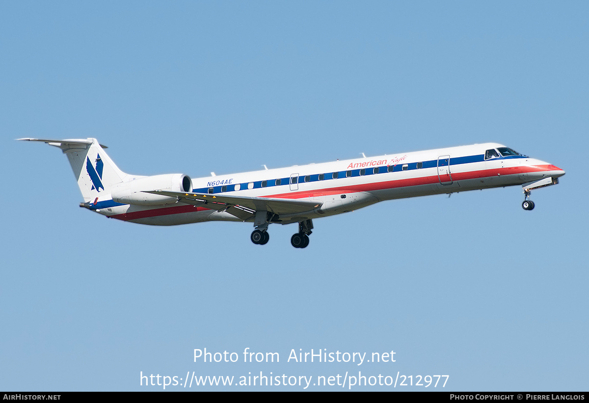 Aircraft Photo of N604AE | Embraer ERJ-145LR (EMB-145LR) | American Eagle | AirHistory.net #212977