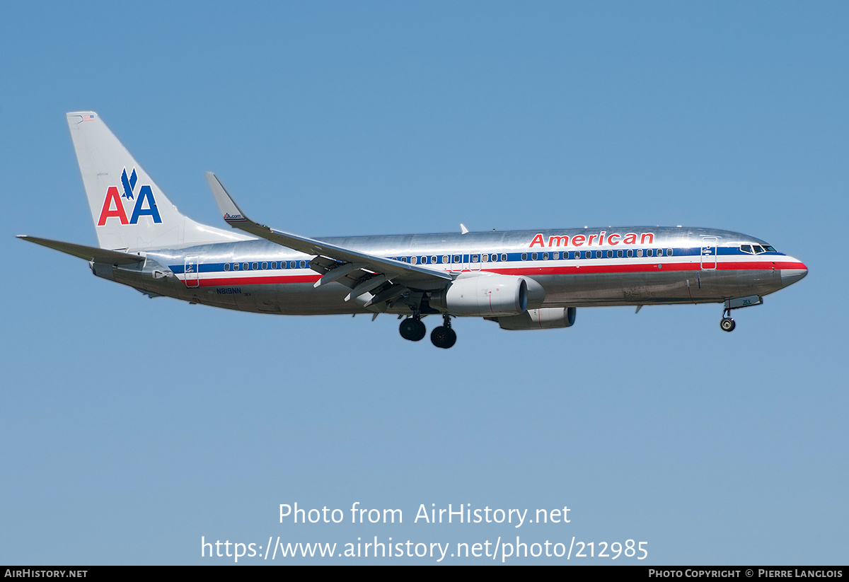 Aircraft Photo of N819NN | Boeing 737-823 | American Airlines | AirHistory.net #212985