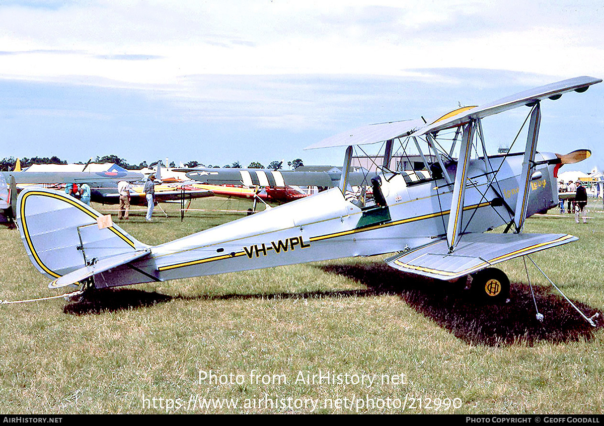 Aircraft Photo of VH-WPL | De Havilland D.H. 82A Tiger Moth | AirHistory.net #212990