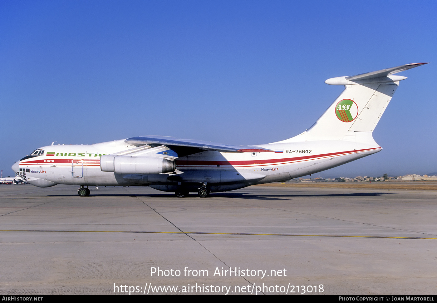 Aircraft Photo of RA-76842 | Ilyushin Il-76TD | Airstan - ASN | AirHistory.net #213018