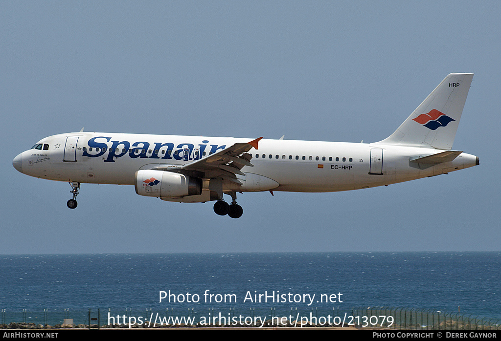 Aircraft Photo of EC-HRP | Airbus A320-232 | Spanair | AirHistory.net #213079