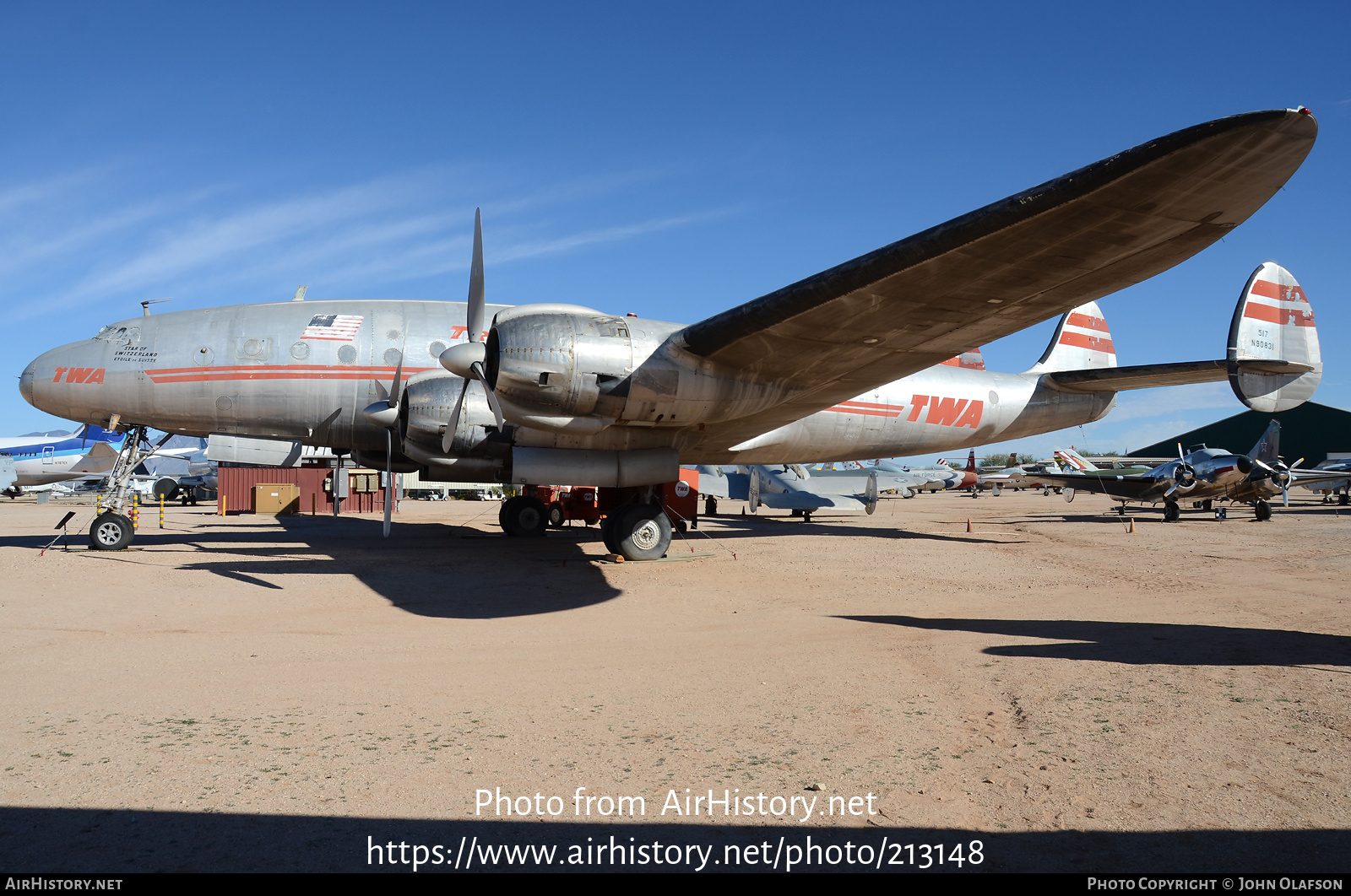 Aircraft Photo of N90831 | Lockheed L-049 Constellation | Trans World Airlines - TWA | AirHistory.net #213148