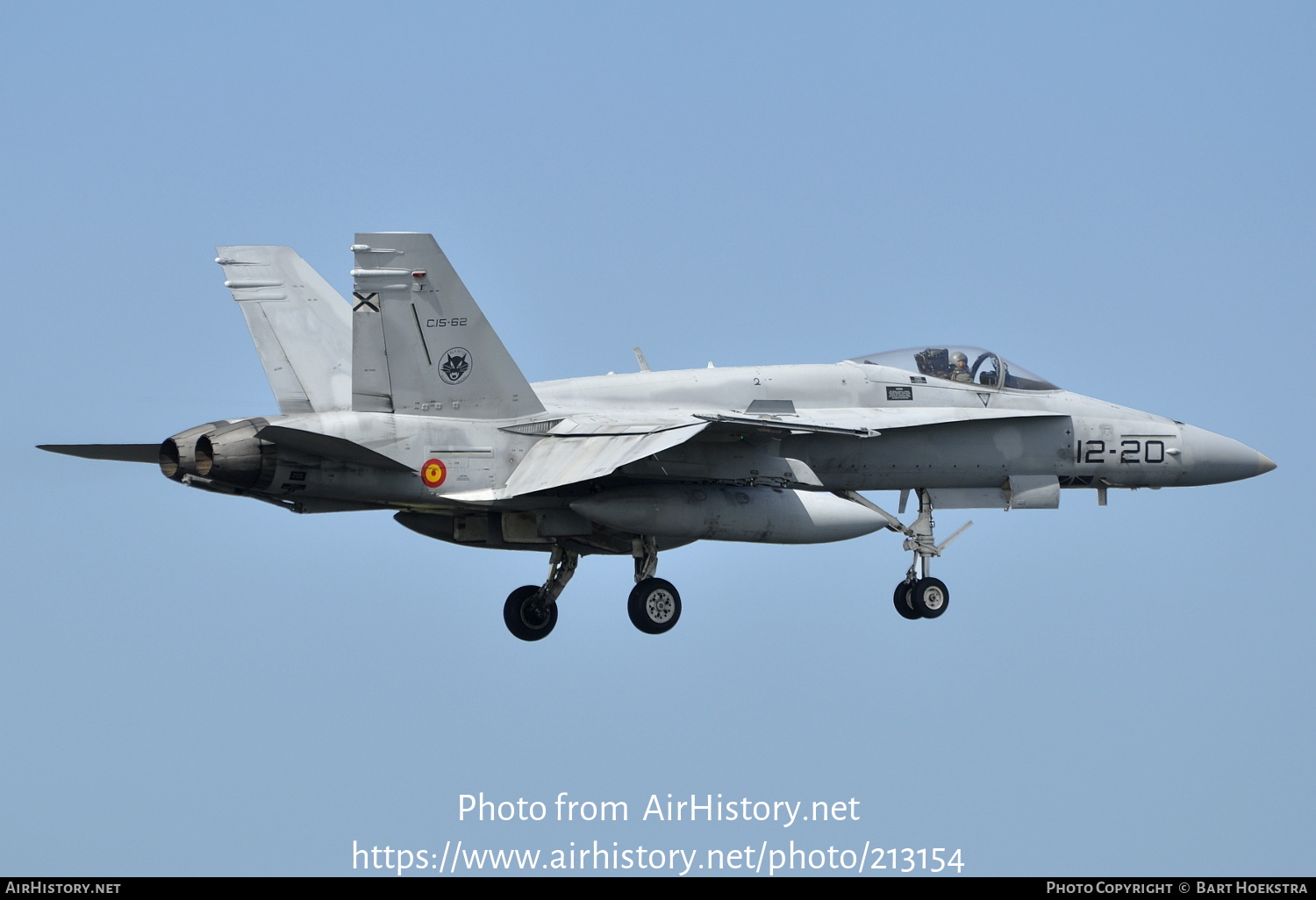 Aircraft Photo of C15-62 | McDonnell Douglas EF-18M Hornet | Spain - Air Force | AirHistory.net #213154