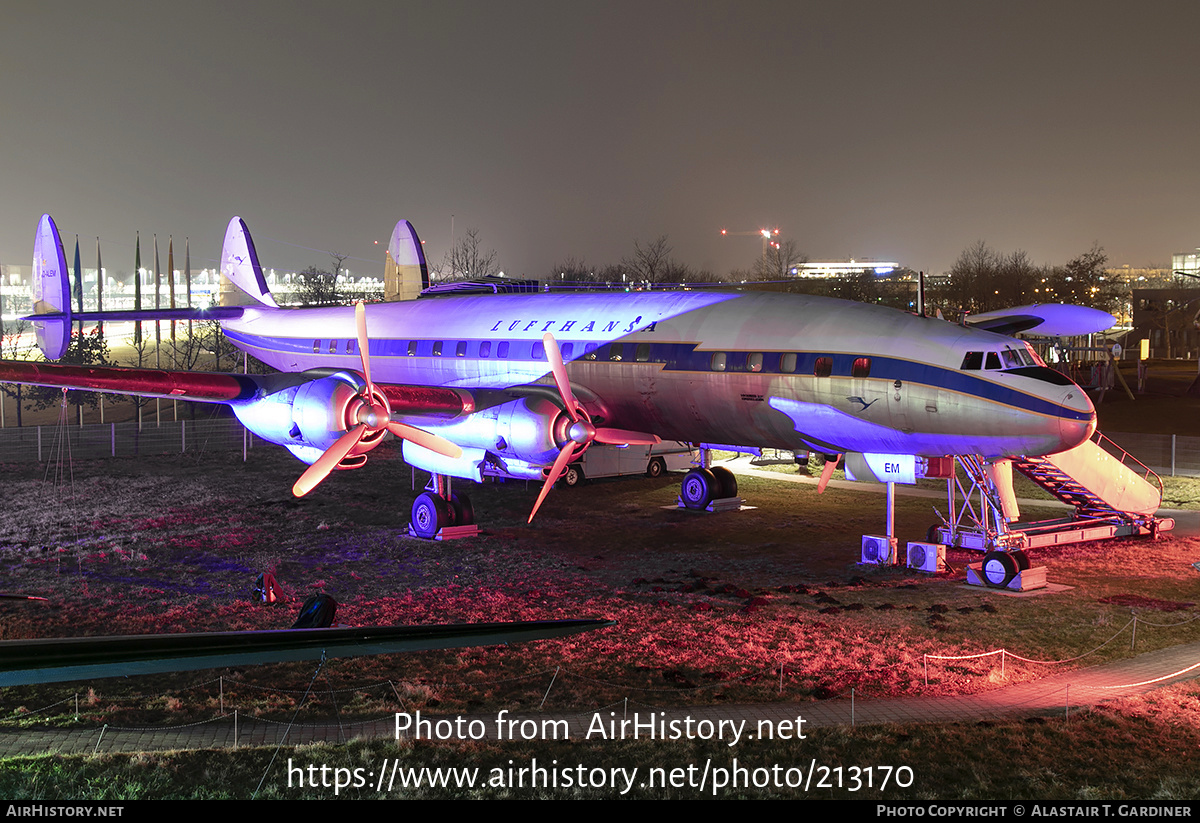 Aircraft Photo Of D Alem Lockheed L 1049g Super Constellation Lufthansa 213170