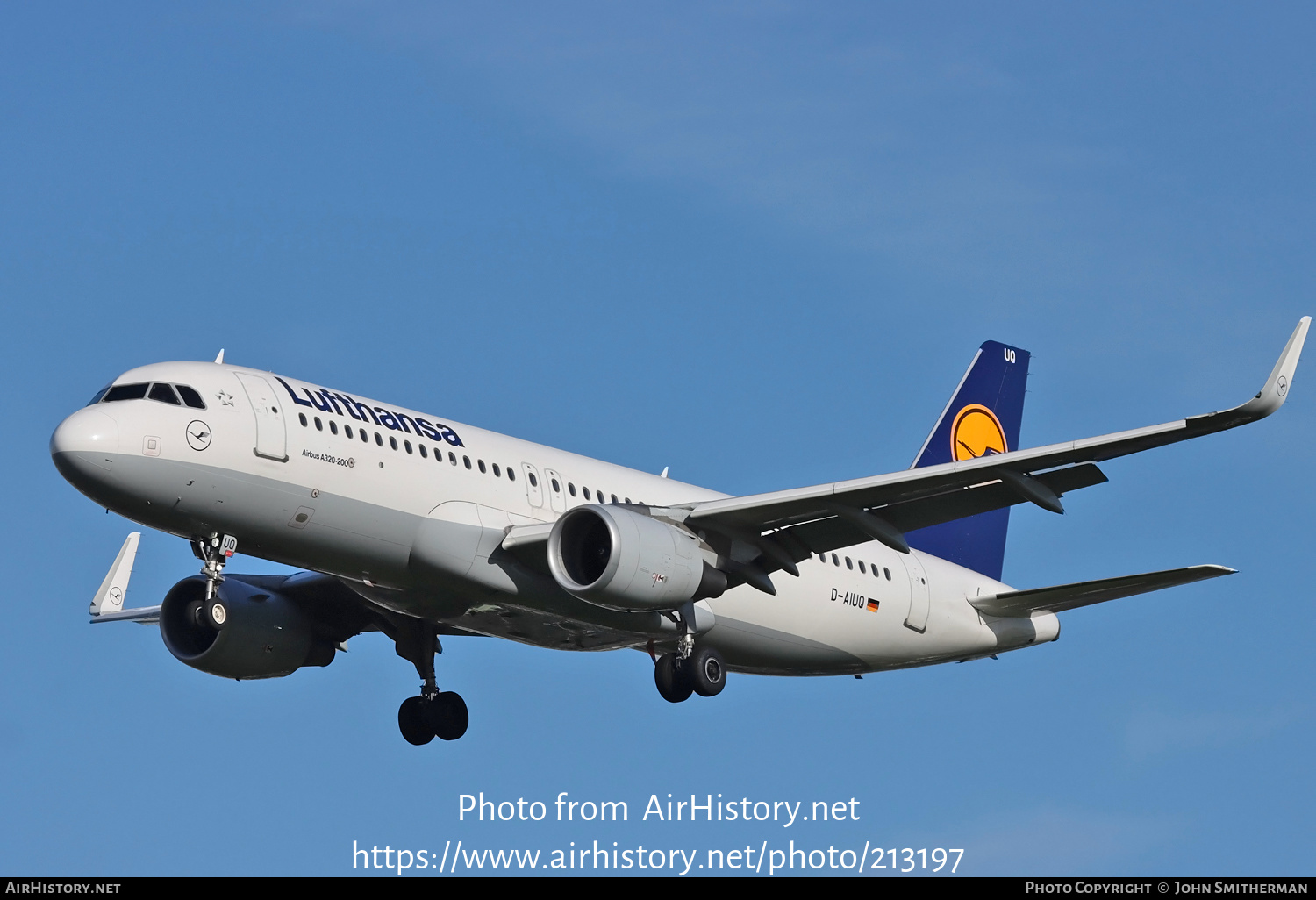 Aircraft Photo of D-AIUQ | Airbus A320-214 | Lufthansa | AirHistory.net #213197