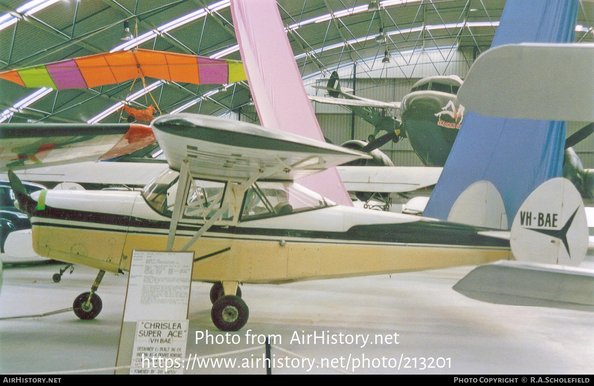 Aircraft Photo of VH-BAE | Chrislea C.H.3 Srs.2 Super Ace | AirHistory.net #213201