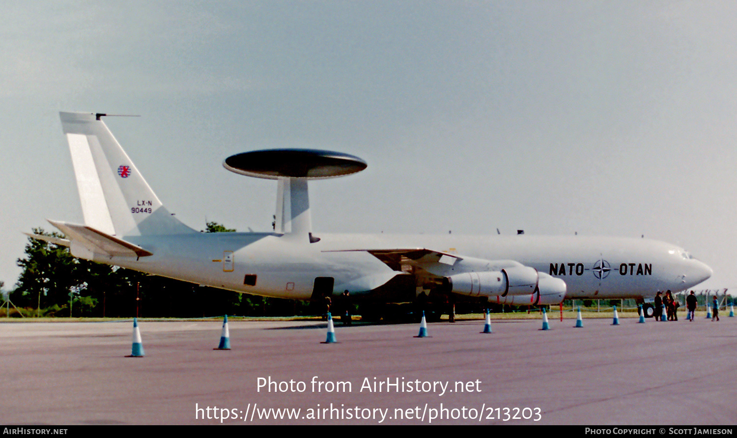 Aircraft Photo of LX-N90449 | Boeing E-3A Sentry | Luxembourg - NATO | AirHistory.net #213203