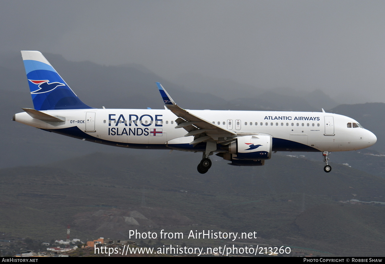 Aircraft Photo of OY-RCK | Airbus A320-251N | Atlantic Airways | AirHistory.net #213260