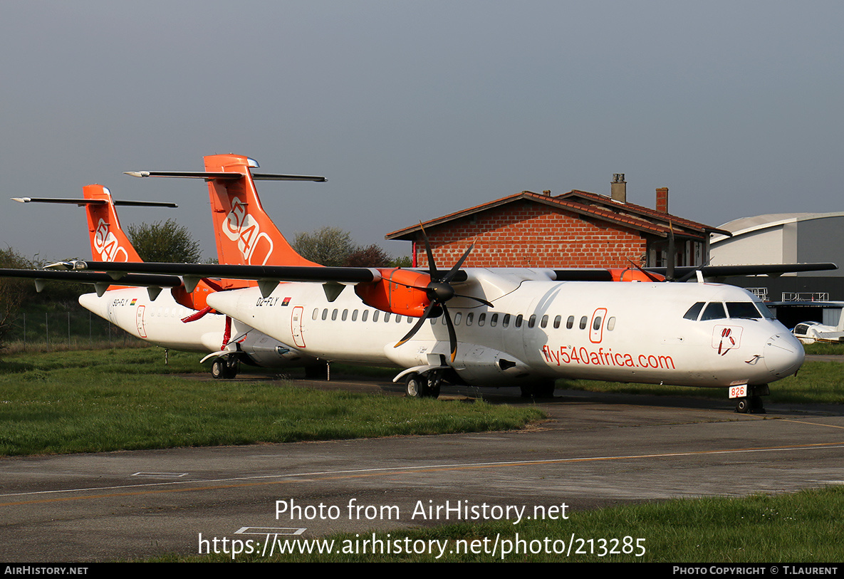 Aircraft Photo of D2-FLY | ATR ATR-72-500 (ATR-72-212A) | Fly540 | AirHistory.net #213285