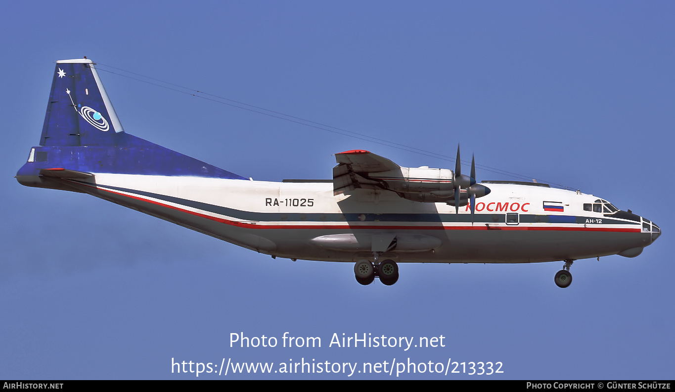 Aircraft Photo of RA-11025 | Antonov An-12B | Kosmos Airlines | AirHistory.net #213332