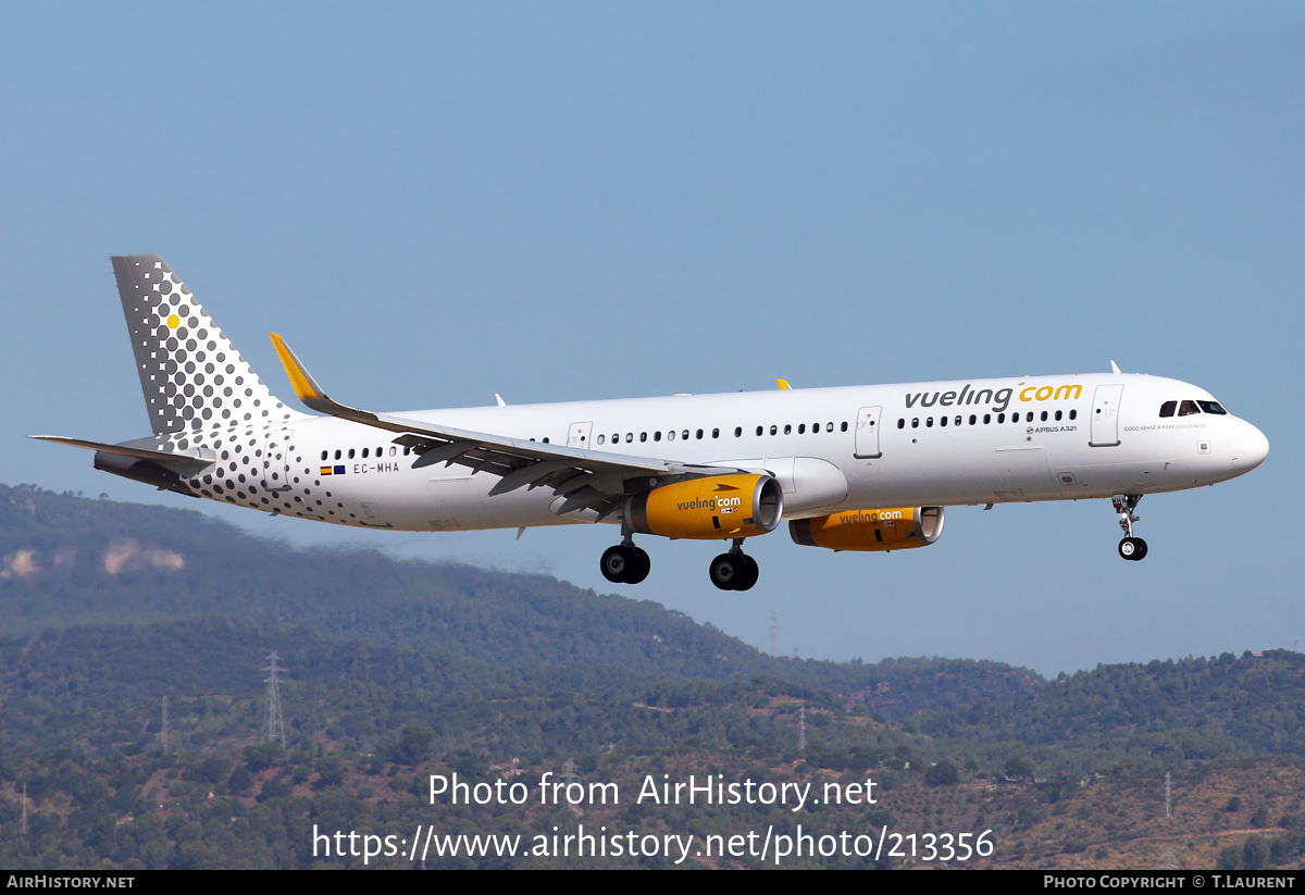 Aircraft Photo of EC-MHA | Airbus A321-231 | Vueling Airlines | AirHistory.net #213356