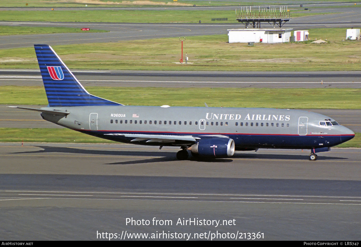 Aircraft Photo of N360UA | Boeing 737-322 | United Airlines | AirHistory.net #213361