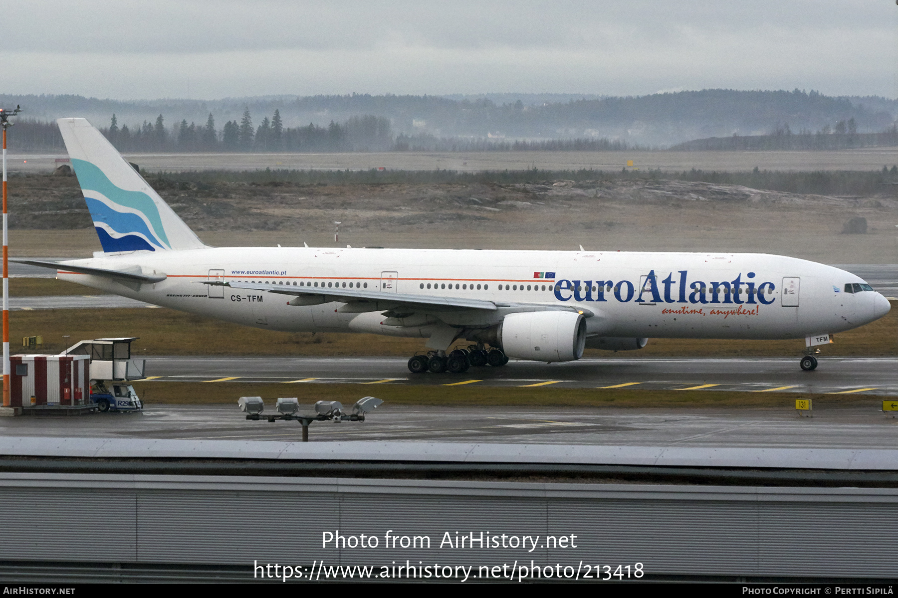 Aircraft Photo of CS-TFM | Boeing 777-212/ER | Euro Atlantic Airways | AirHistory.net #213418