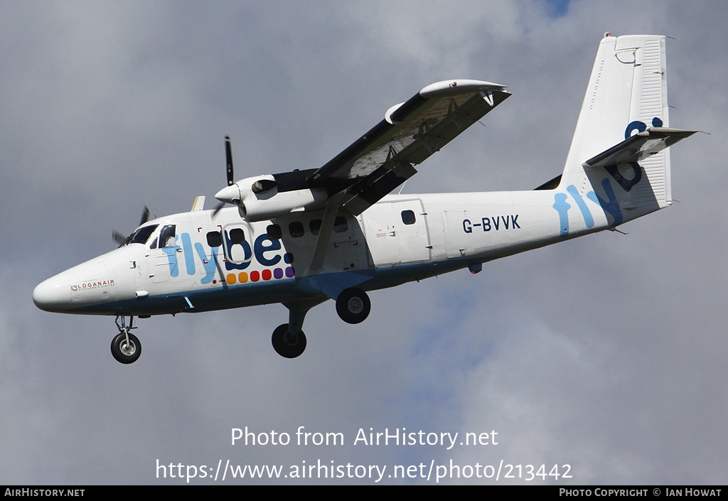 Aircraft Photo of G-BVVK | De Havilland Canada DHC-6-300 Twin Otter | Flybe | AirHistory.net #213442