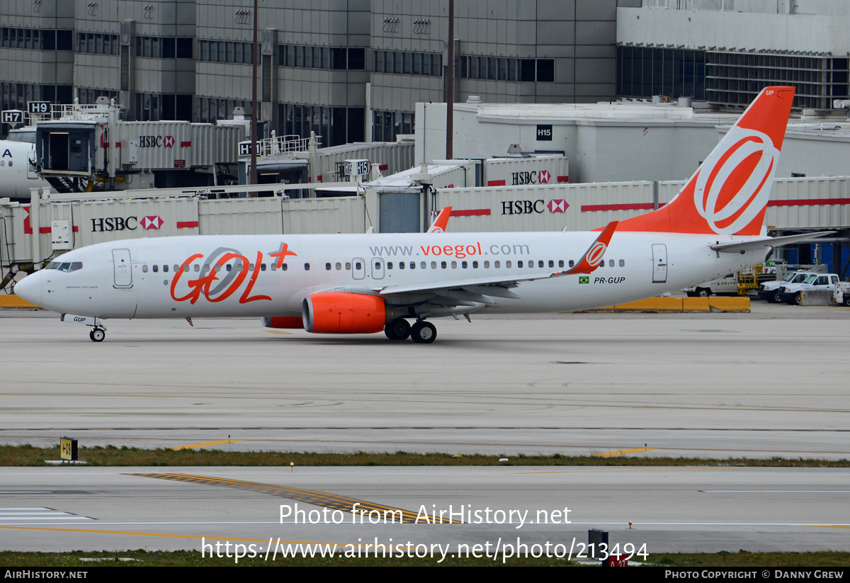 Aircraft Photo of PR-GUP | Boeing 737-8HX | GOL Linhas Aéreas | AirHistory.net #213494