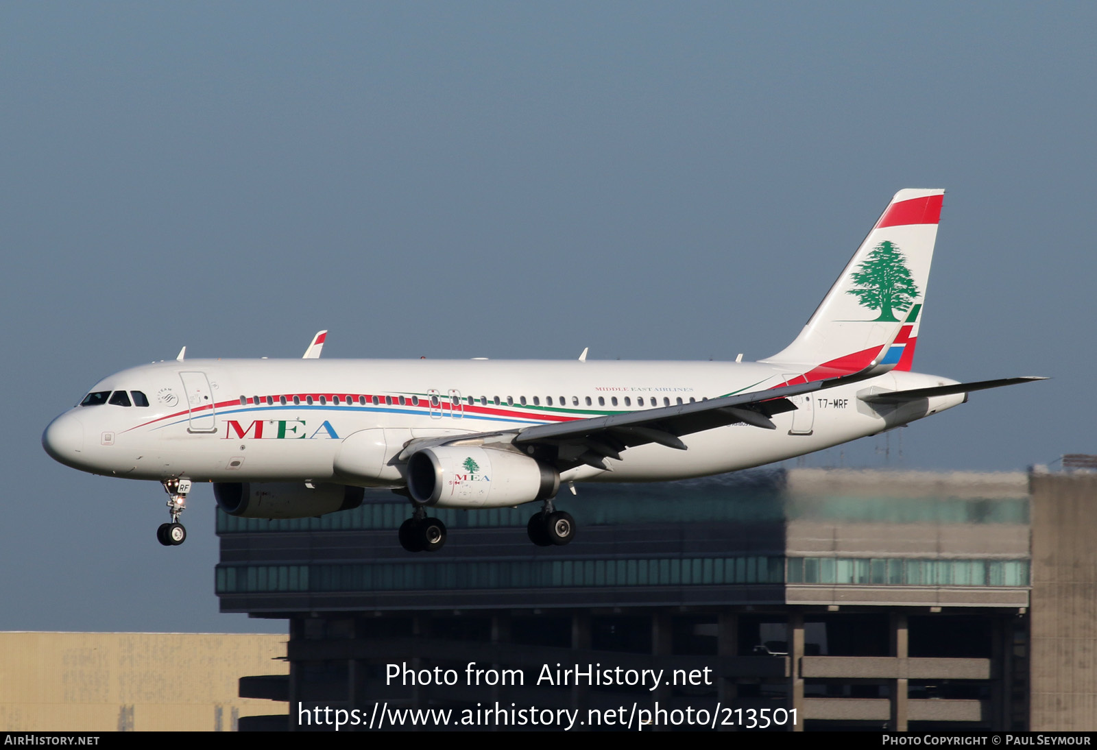 Aircraft Photo of T7-MRF | Airbus A320-232 | MEA - Middle East Airlines | AirHistory.net #213501