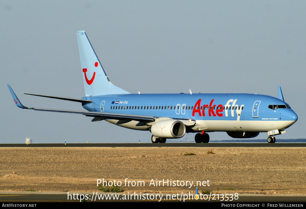 Aircraft Photo of PH-TFA | Boeing 737-8K5 | ArkeFly | AirHistory.net #213538