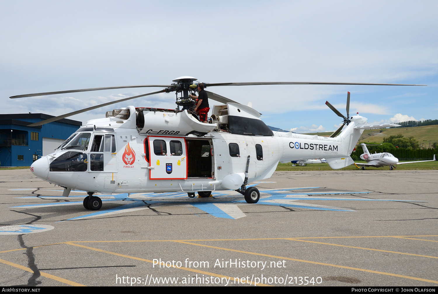 Aircraft Photo of C-FRGB | Aerospatiale AS-332L1 Super Puma | Coldstream Helicopters | AirHistory.net #213540