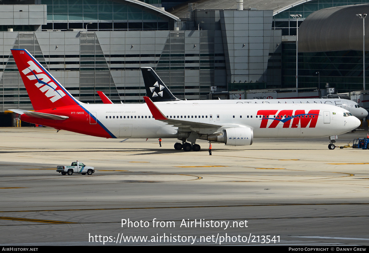 Aircraft Photo of PT-MOG | Boeing 767-316/ER | TAM Linhas Aéreas | AirHistory.net #213541