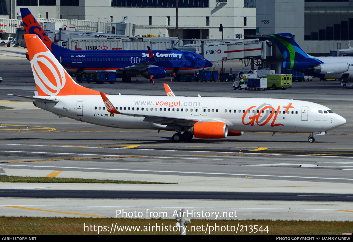 Aircraft Photo of PR-GUR | Boeing 737-8HX | GOL Linhas Aéreas | AirHistory.net #213544