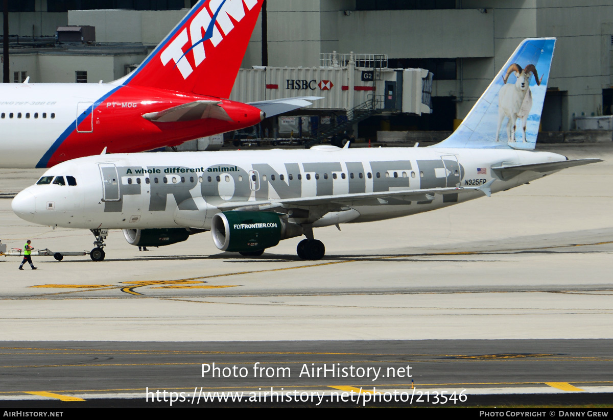 Aircraft Photo of N925FR | Airbus A319-111 | Frontier Airlines | AirHistory.net #213546