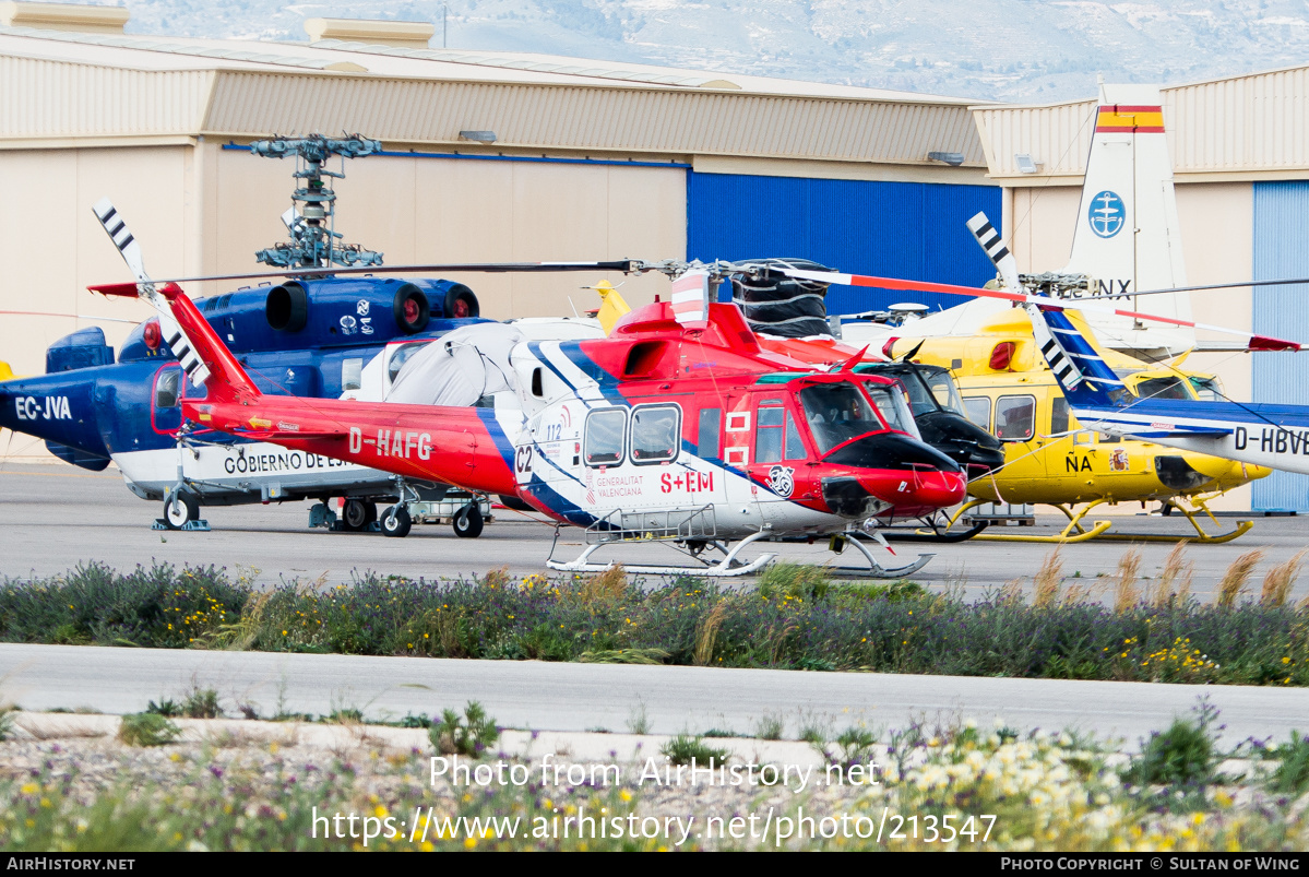 Aircraft Photo of D-HAFG | Bell 412SP | Generalitat Valenciana | AirHistory.net #213547