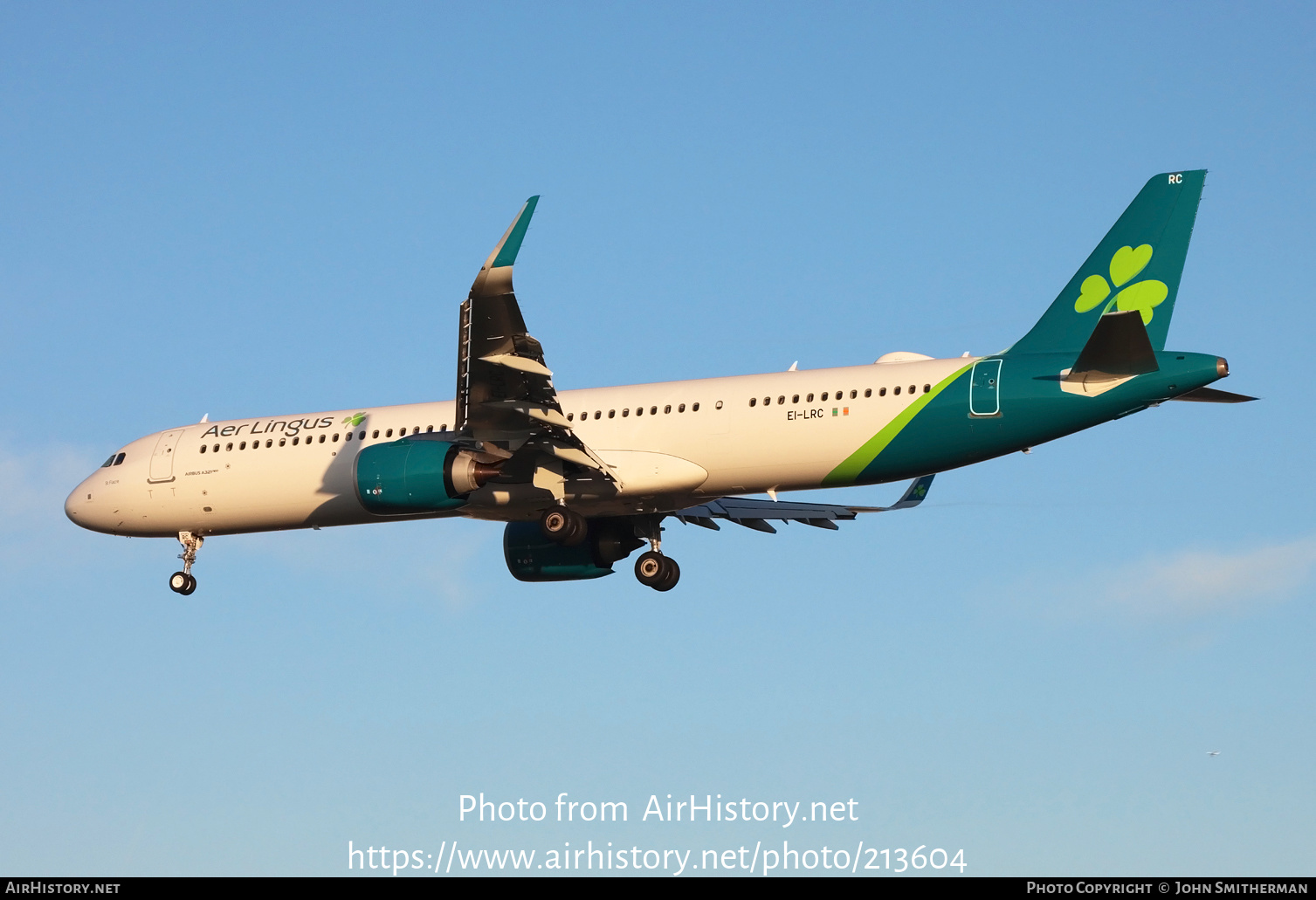 Aircraft Photo of EI-LRC | Airbus A321-253NX | Aer Lingus | AirHistory.net #213604