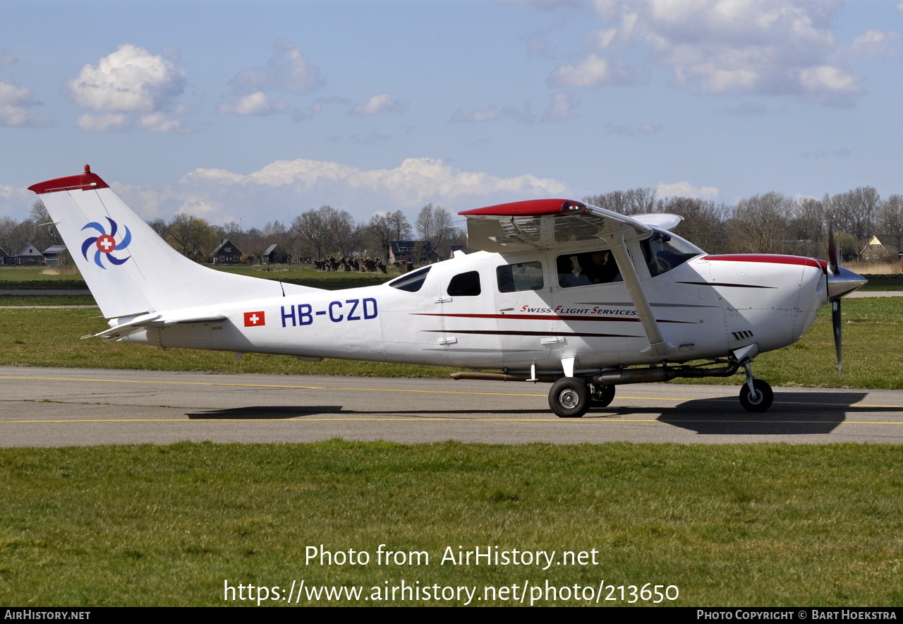 Aircraft Photo of HB-CZD | Cessna T206H Turbo Stationair TC | Swiss Flight Services | AirHistory.net #213650