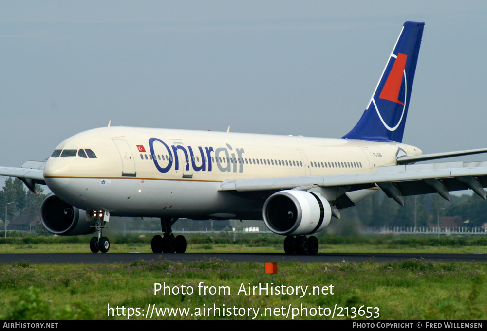 Aircraft Photo of TC-OAB | Airbus A300B4-605R | Onur Air | AirHistory.net #213653