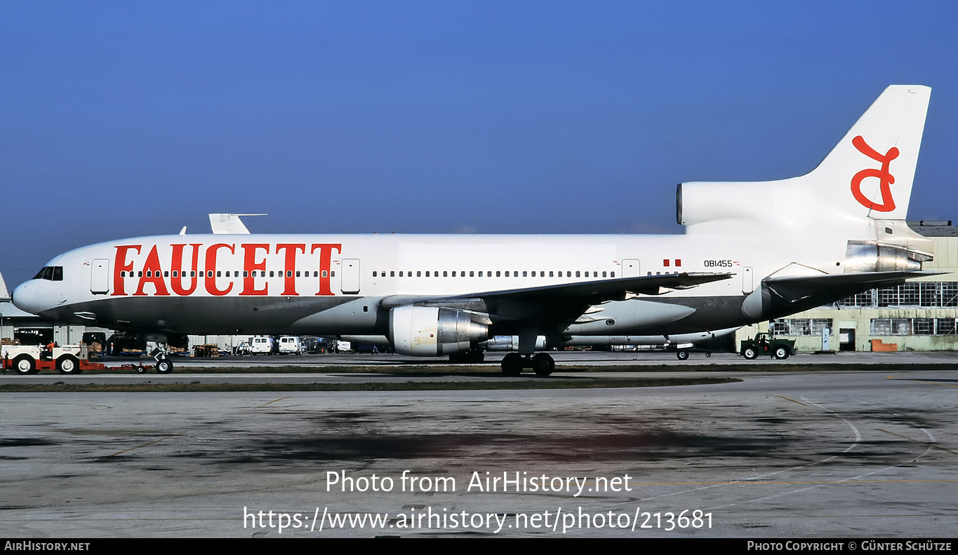 Aircraft Photo of OB-1455 | Lockheed L-1011-385-1-14 TriStar 100 | Faucett | AirHistory.net #213681