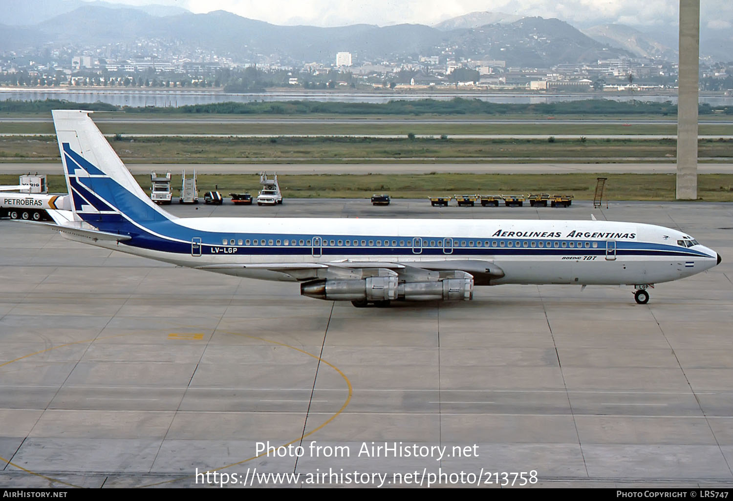 Aircraft Photo of LV-LGP | Boeing 707-372C | Aerolíneas Argentinas | AirHistory.net #213758