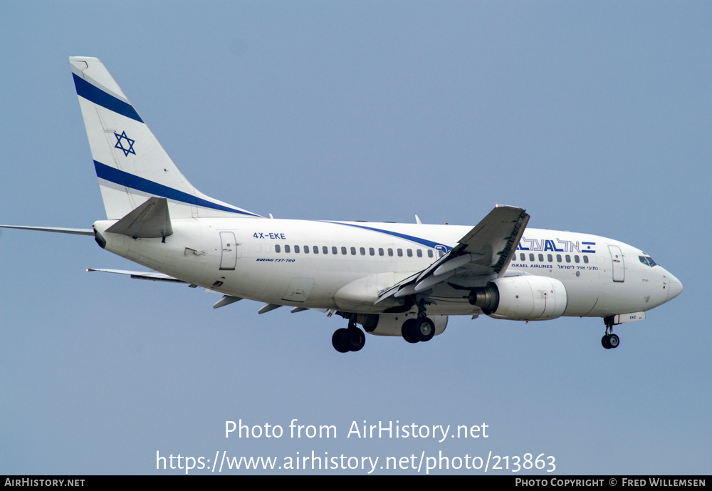 Aircraft Photo of 4X-EKE | Boeing 737-758 | El Al Israel Airlines | AirHistory.net #213863