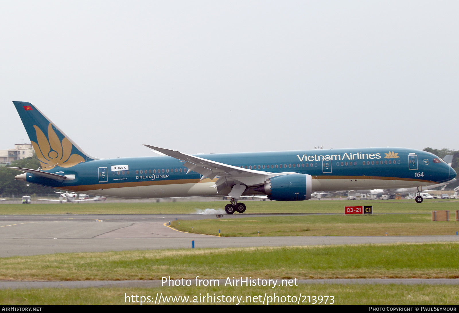 Aircraft Photo of N1020K | Boeing 787-9 Dreamliner | Vietnam Airlines | AirHistory.net #213973