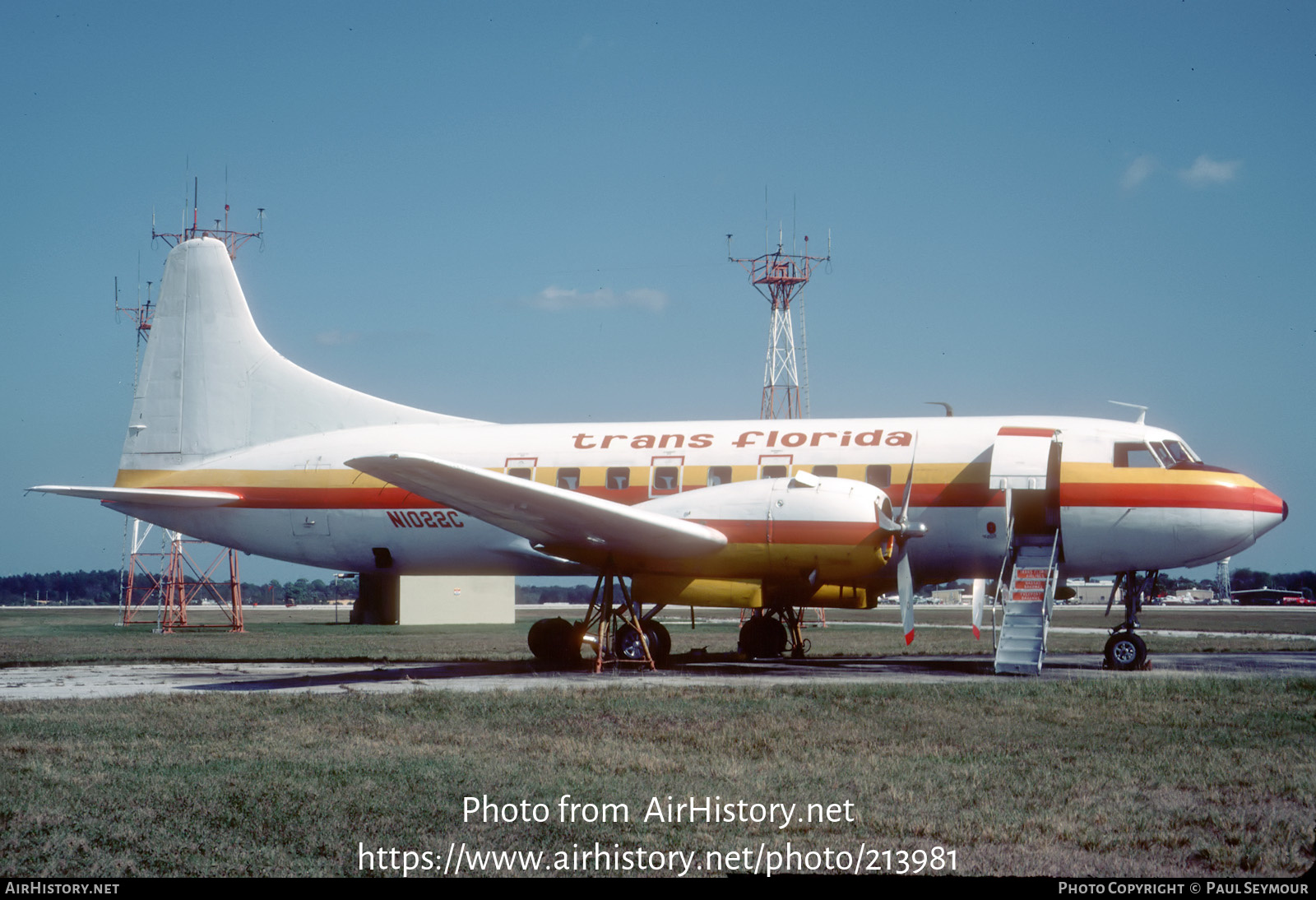 Aircraft Photo of N1022C | Convair 240-0 | Trans Florida Airlines - TFA | AirHistory.net #213981