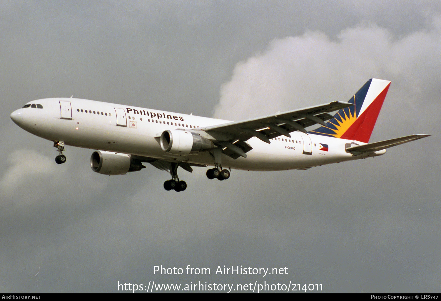 Aircraft Photo of F-OHPC | Airbus A300B4-203 | Philippine Airlines | AirHistory.net #214011