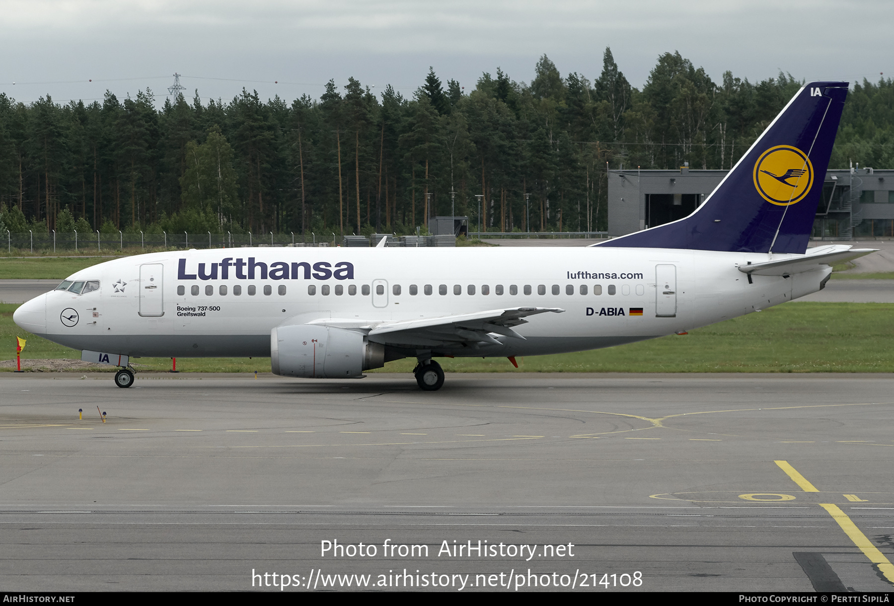 Aircraft Photo of D-ABIA | Boeing 737-530 | Lufthansa | AirHistory.net #214108