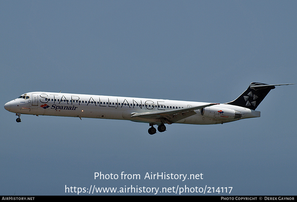 Aircraft Photo of EC-GXU | McDonnell Douglas MD-83 (DC-9-83) | Spanair | AirHistory.net #214117