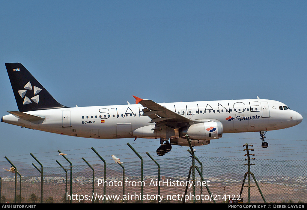 Aircraft Photo of EC-INM | Airbus A320-232 | Spanair | AirHistory.net #214122