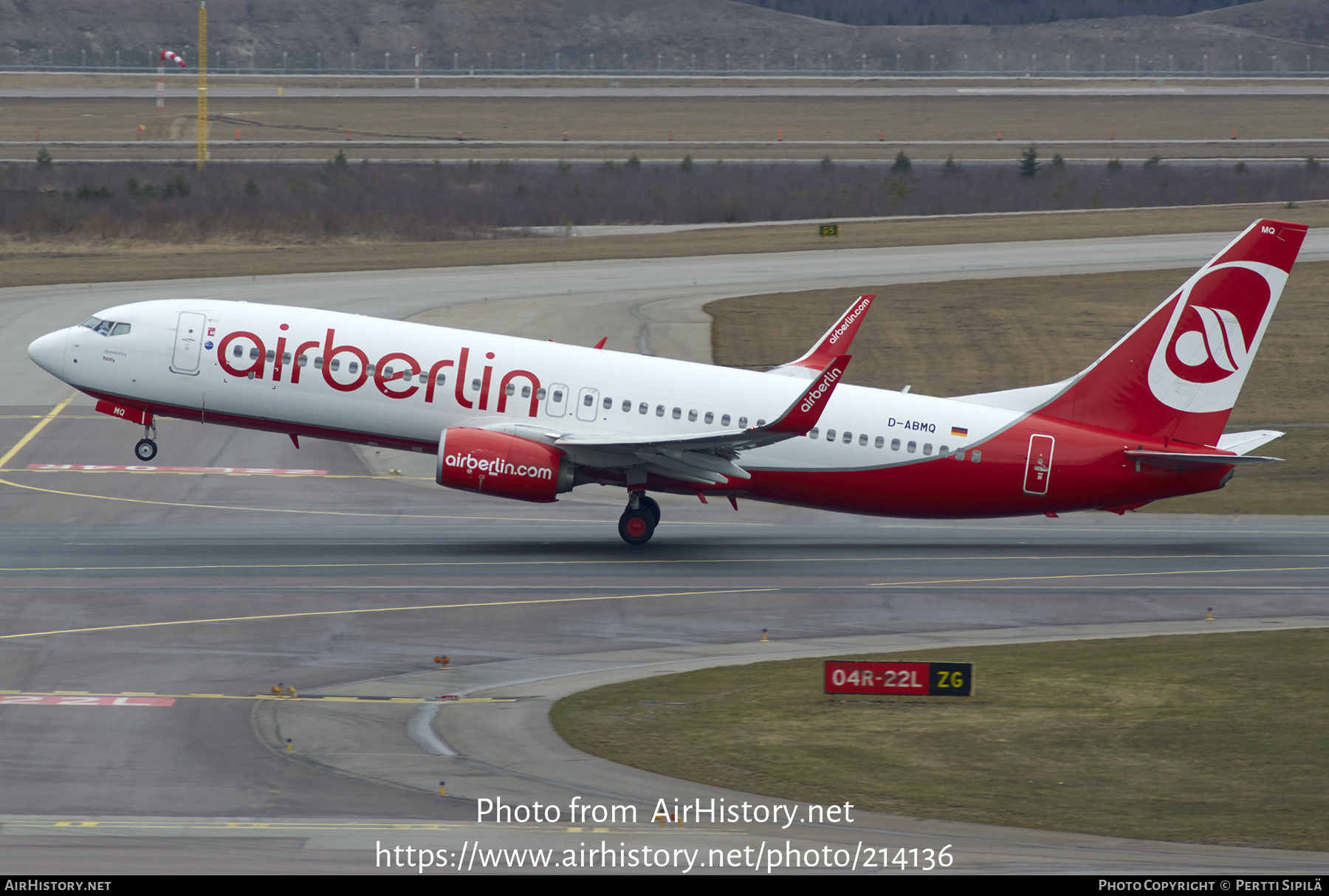 Aircraft Photo of D-ABMQ | Boeing 737-86J | Air Berlin | AirHistory.net #214136