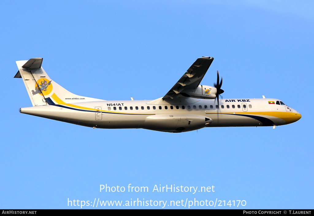 Aircraft Photo of N541AT | ATR ATR-72-500 (ATR-72-212A) | Air KBZ | AirHistory.net #214170