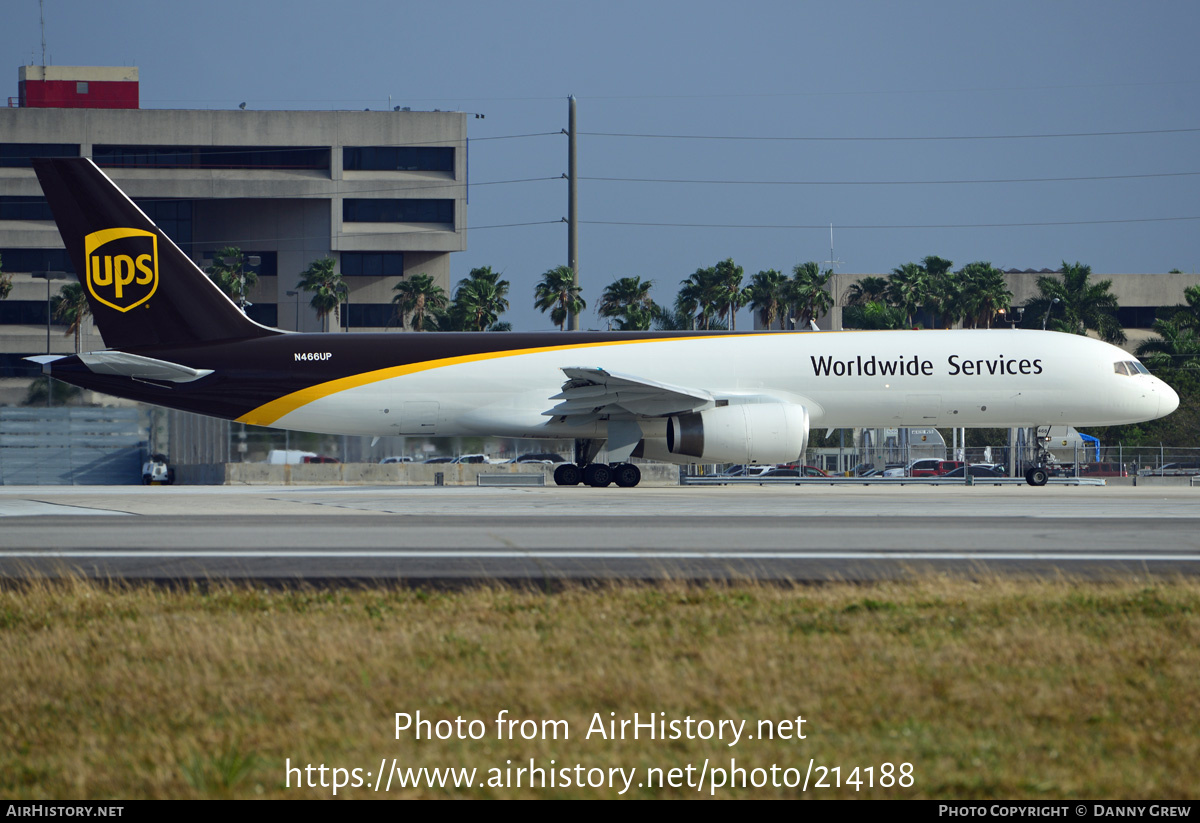 Aircraft Photo of N466UP | Boeing 757-24APF | United Parcel Service - UPS | AirHistory.net #214188