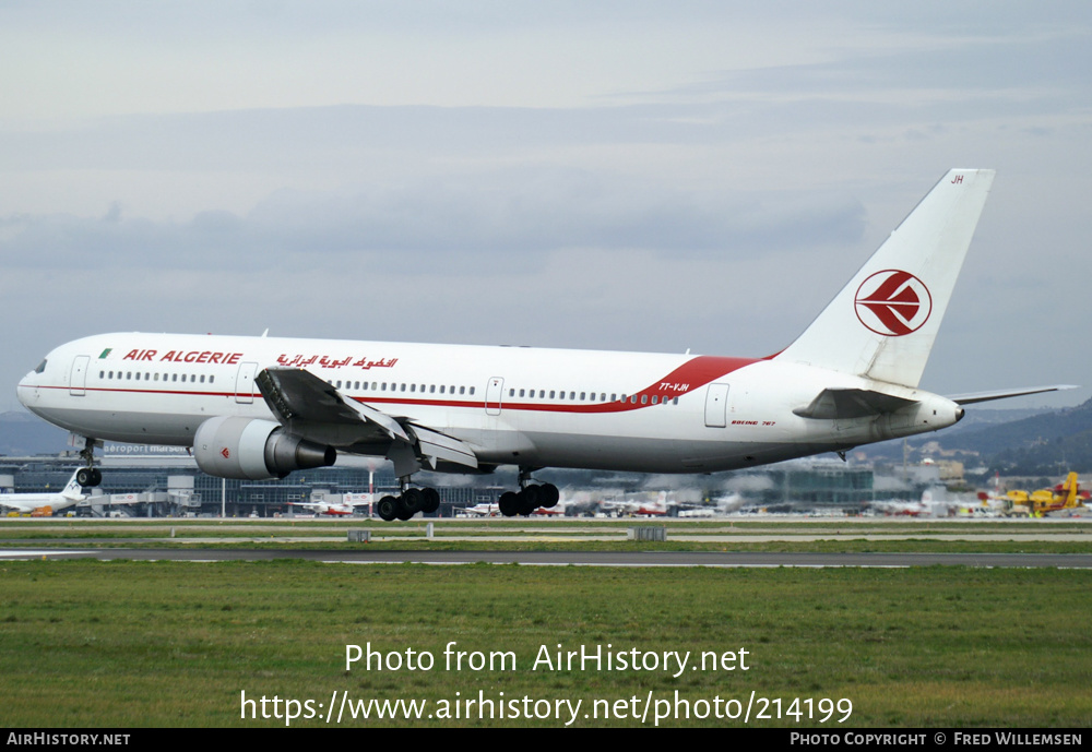 Aircraft Photo of 7T-VJH | Boeing 767-3D6 | Air Algérie | AirHistory.net #214199