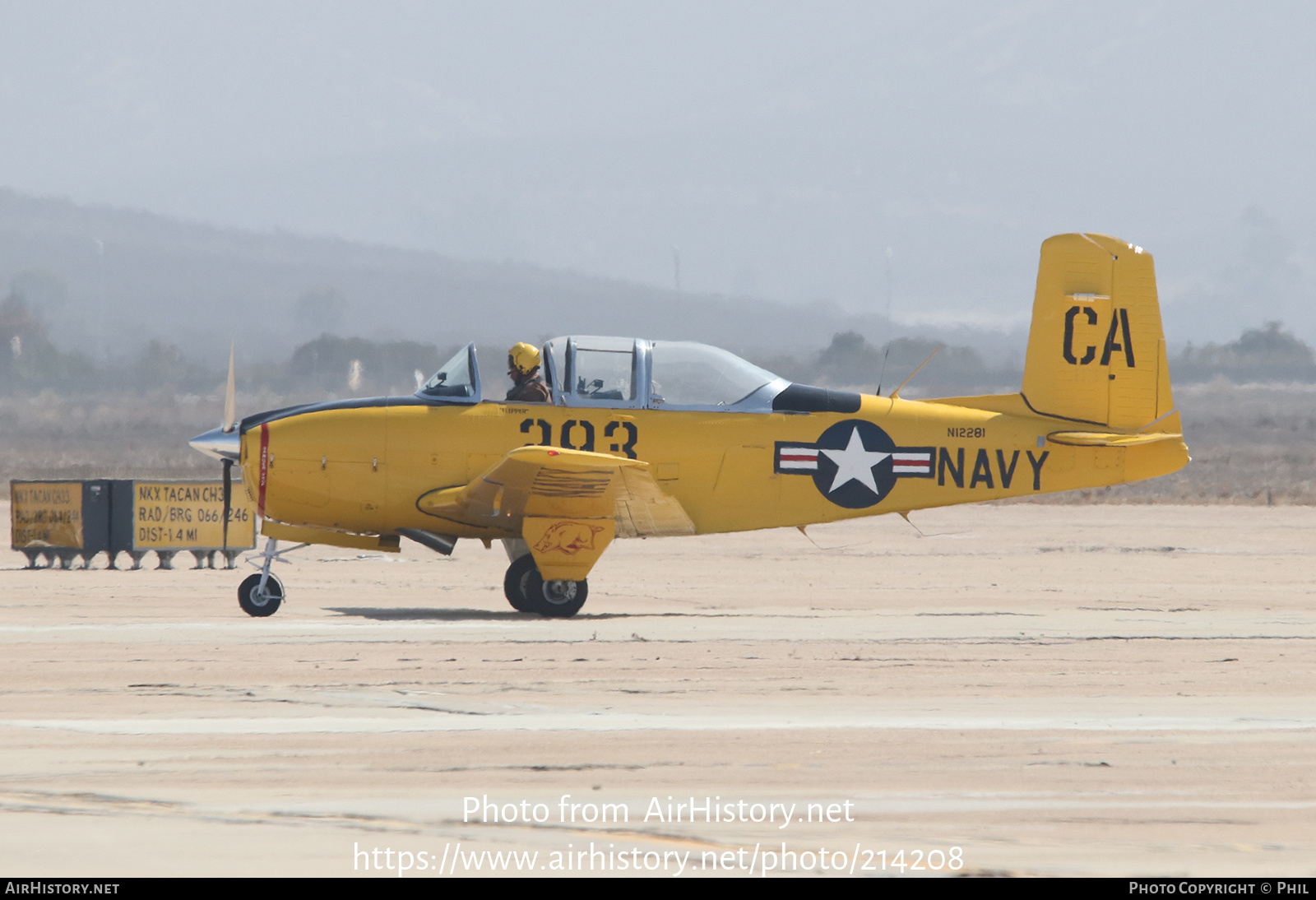 Aircraft Photo of N12281 | Beech T-34A Mentor | AirHistory.net #214208