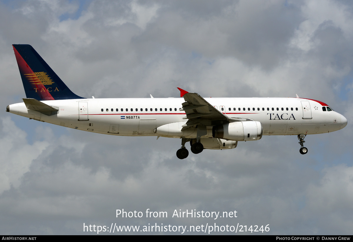 Aircraft Photo of N687TA | Airbus A320-233 | TACA - Transportes Aéreos Centro Americanos | AirHistory.net #214246