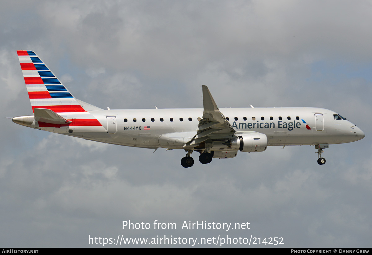 Aircraft Photo of N444YX | Embraer 175LR (ERJ-170-200LR) | American Eagle | AirHistory.net #214252