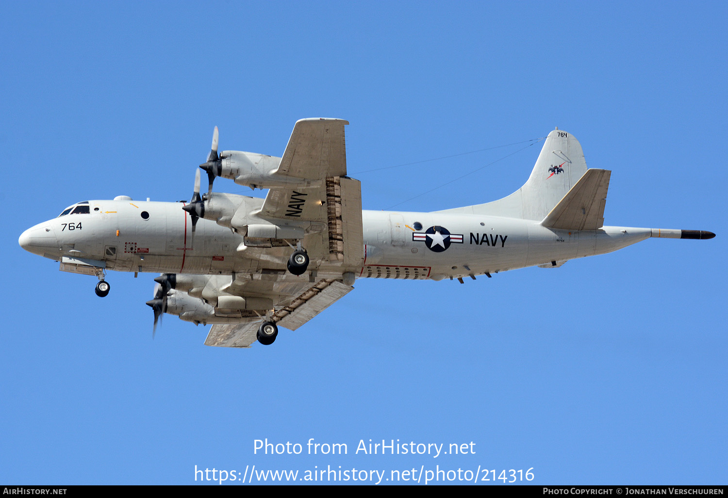 Aircraft Photo of 161764 | Lockheed P-3C AIP+ Orion | USA - Navy | AirHistory.net #214316