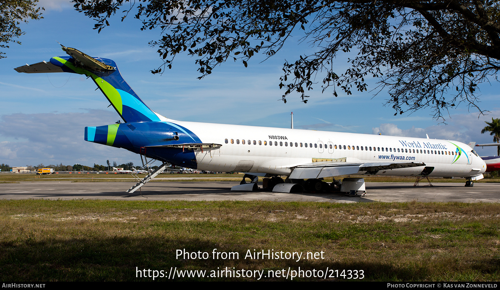 Aircraft Photo of N803WA | McDonnell Douglas MD-82 (DC-9-82) | World Atlantic Airlines | AirHistory.net #214333