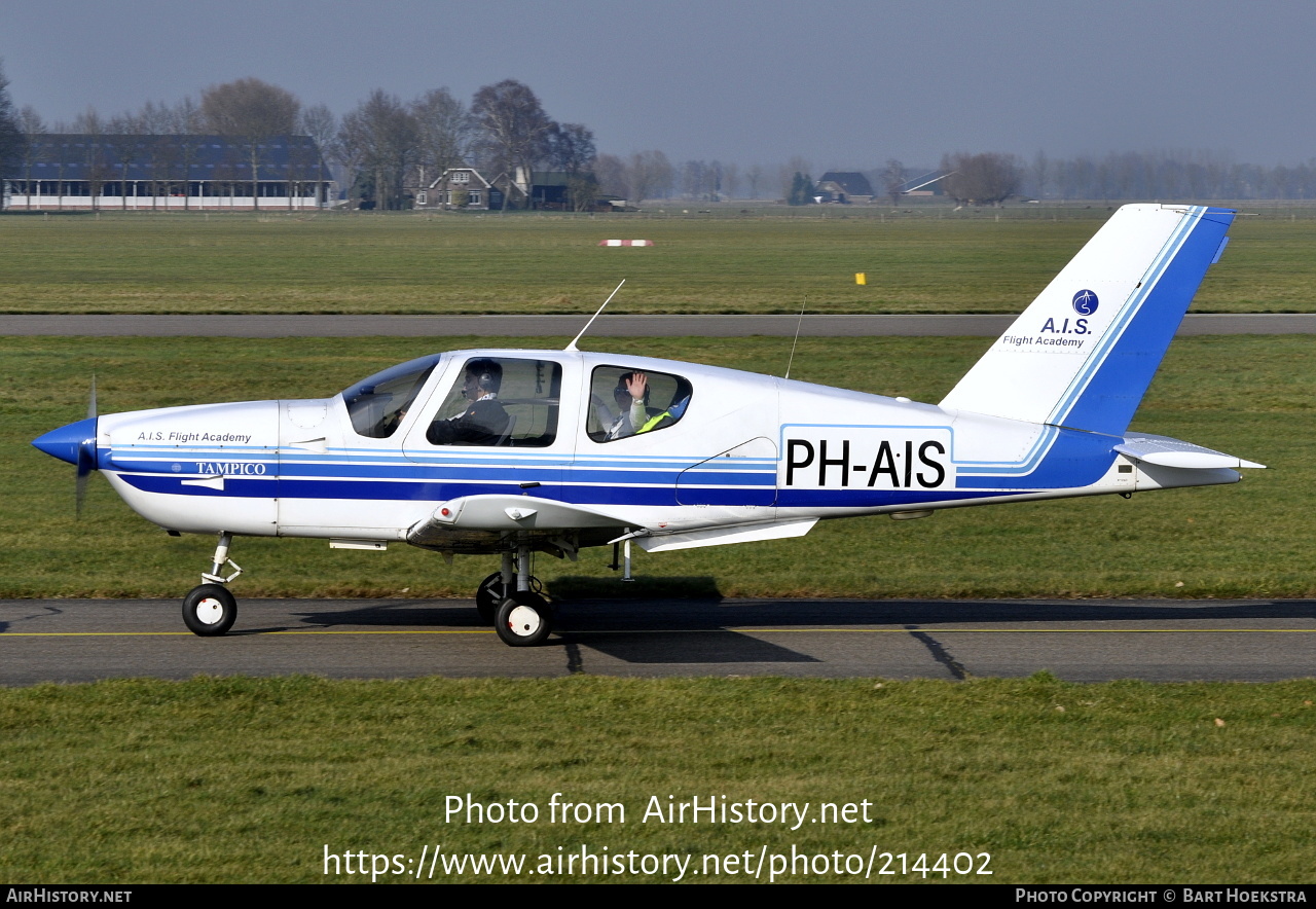 Aircraft Photo of PH-AIS | Socata TB-9 Tampico | A.I.S. Flight Academy | AirHistory.net #214402